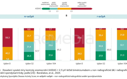 GRAF 3A, B Dosažení vysoké míry kontroly onemocnění