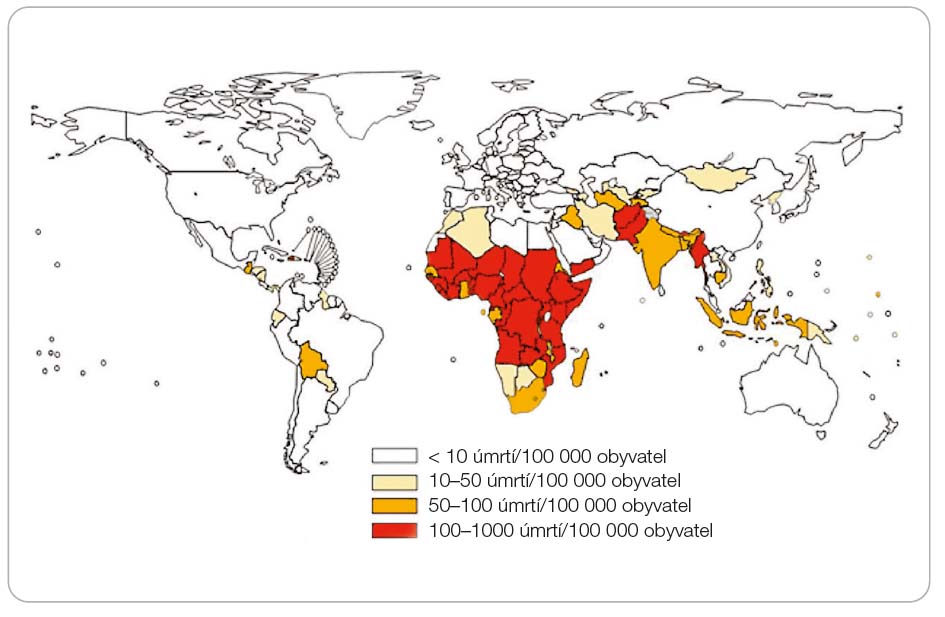 Úmrtnost dětí do 5 let na infekce; převzato z http://www.jhsph.edu/ivac.