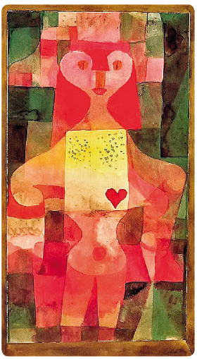 Obr. 14 Paul Klee: Queen of Hearts; archiv autora.