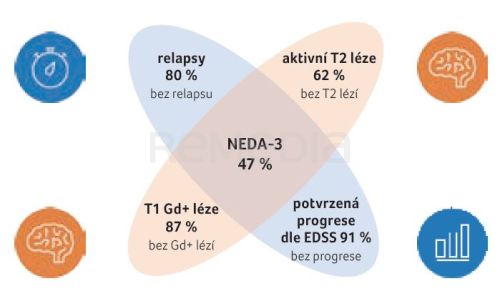 Parametr NEDA-3 z pohledu současné léčby roztroušené sklerózy